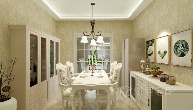 128㎡/三室两厅两卫/混搭