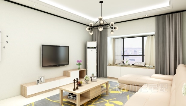 107㎡/三室两厅两卫/简约