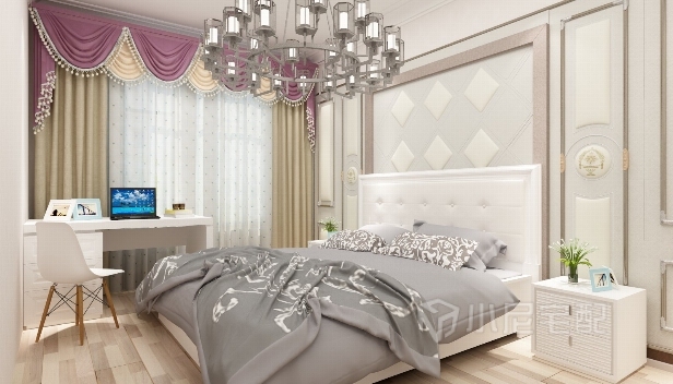 90㎡/两室一厅一卫/欧式