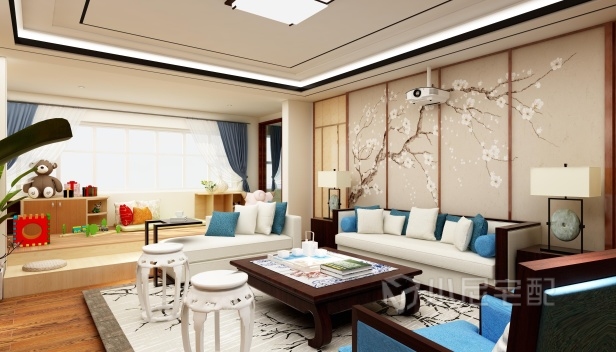 120㎡/三室两厅两卫/中式