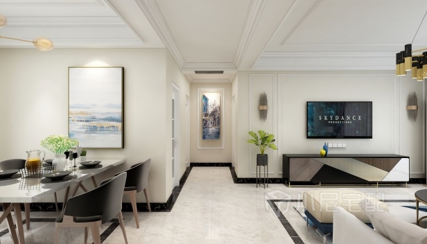 130㎡/三室一厅两卫/现代