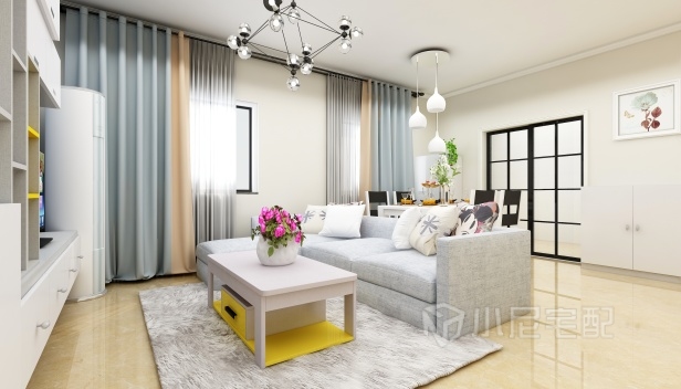 100㎡/三室两厅一卫/现代