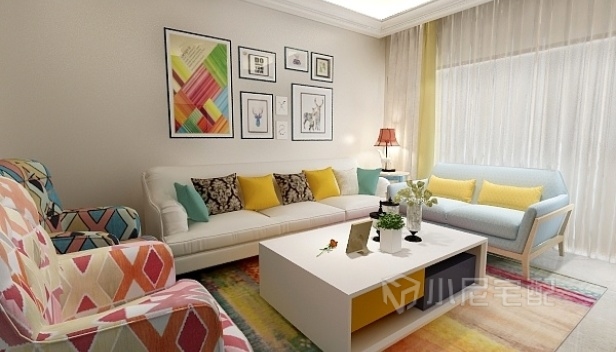 72.67㎡/三室两厅两卫/混搭