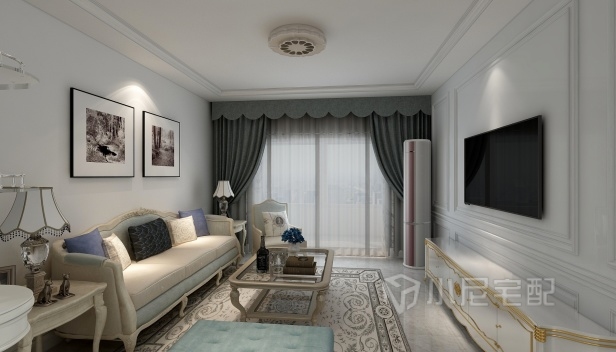 107㎡/两室一厅一卫/简约