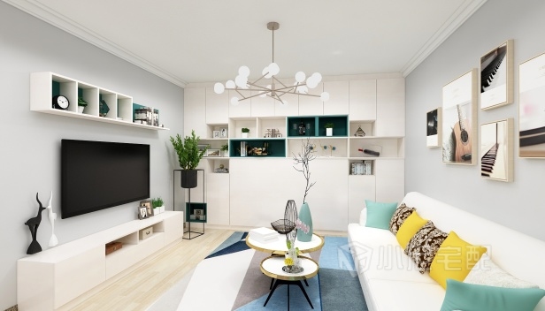 84㎡/两室一厅一卫/现代