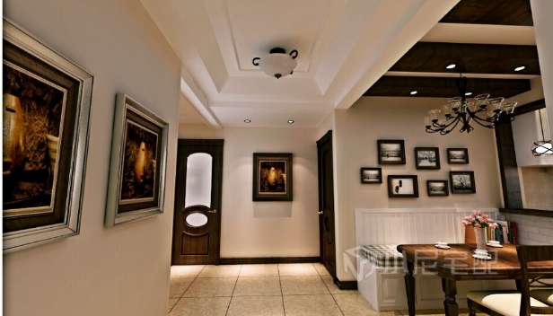 138㎡/三室两厅两卫/美式