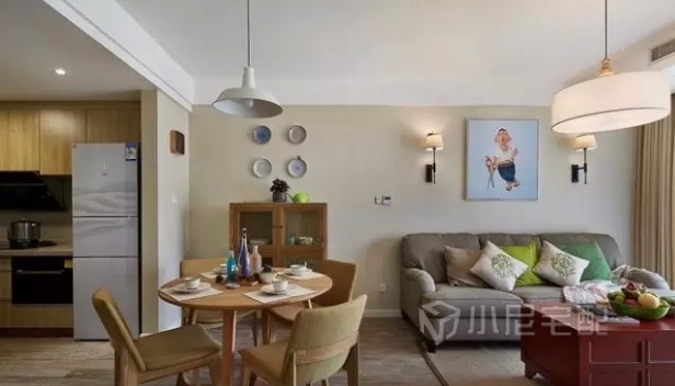 83㎡/两室两厅一卫/混搭