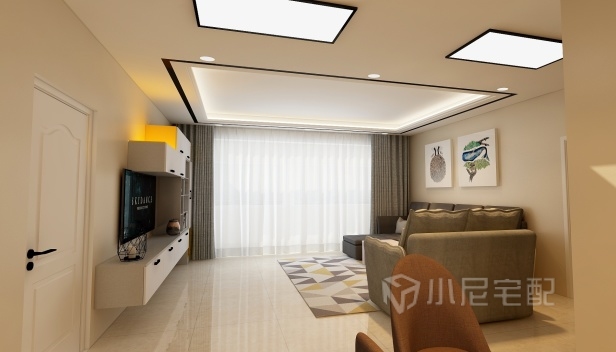 130㎡/三室一厅两卫/简约