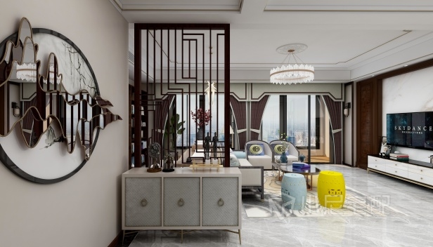 120㎡/四室一厅两卫/中式