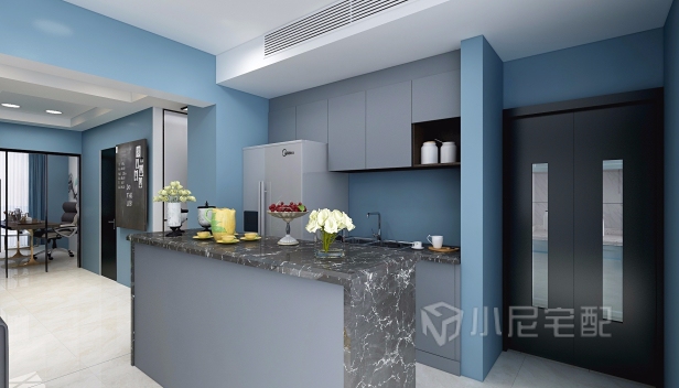 86.369㎡/两室一厅两卫/地中海