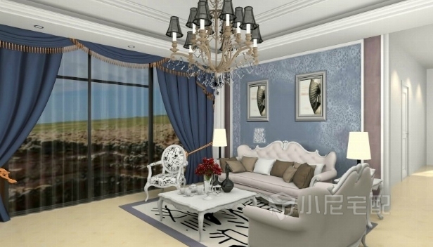 118㎡/三室两厅一卫/欧式