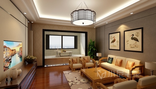 123㎡/三室两厅一卫/现代