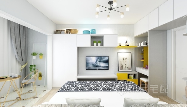 37.5㎡/两室一厅一卫/现代