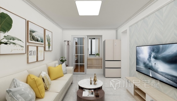 80㎡/两室一厅一卫/现代