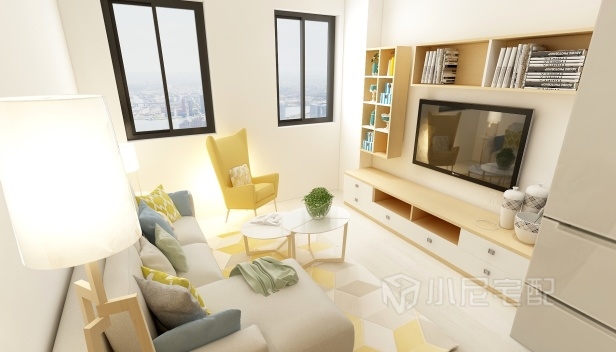 37㎡/一室一厅一卫/现代