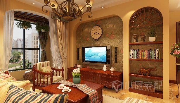 89㎡/两室两厅一卫/美式