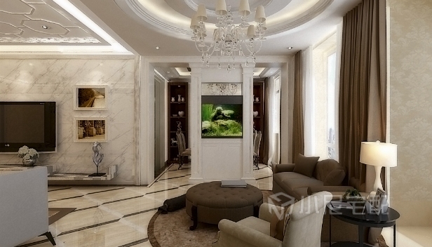 130㎡/三室三厅两卫/欧式