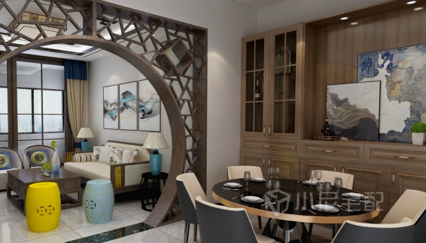 60㎡/一室两厅一卫/中式