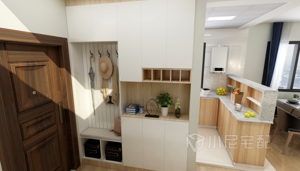 57.13㎡/两室一厅一卫/现代