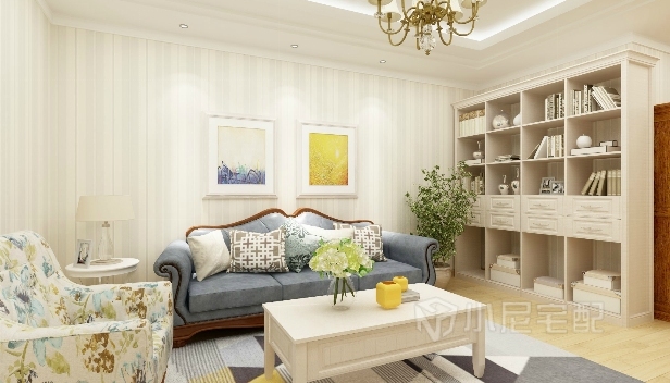 100㎡/两室一厅一卫/欧式