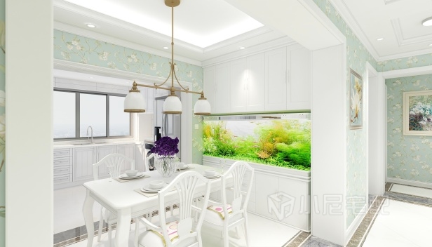 136.8㎡/三室两厅两卫/混搭