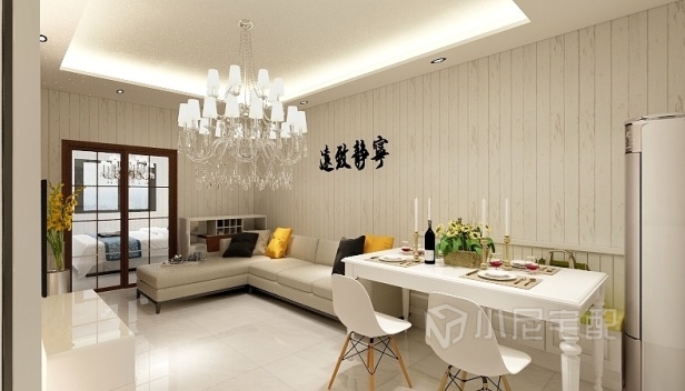 90㎡/三室一厅一卫/简约