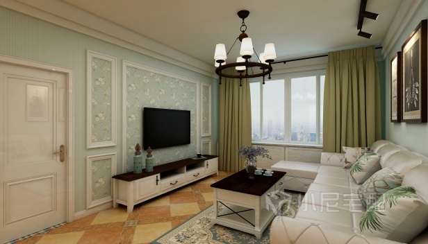 127㎡/三室两厅一卫/美式