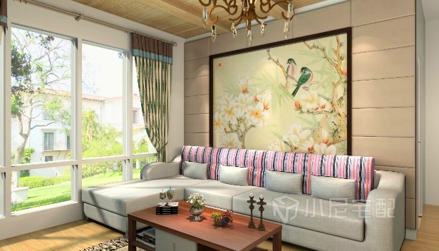 88.55㎡/两室两厅一卫/新古典