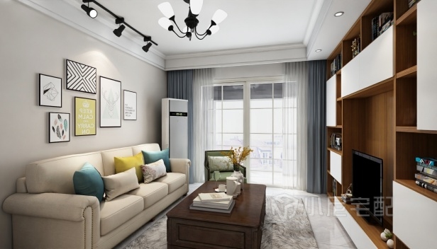 84㎡/两室两厅一卫/混搭