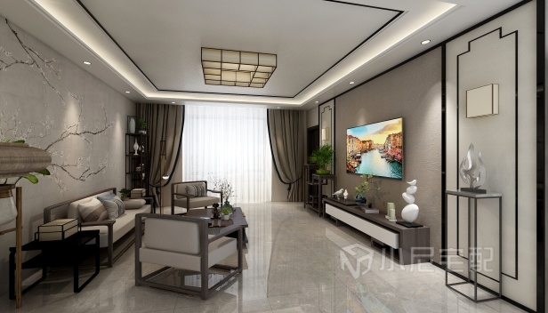 140㎡/三室两厅两卫/中式