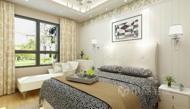 85㎡/两室一厅一卫/田园