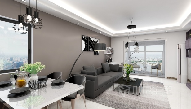 90㎡/两室一厅一卫/混搭