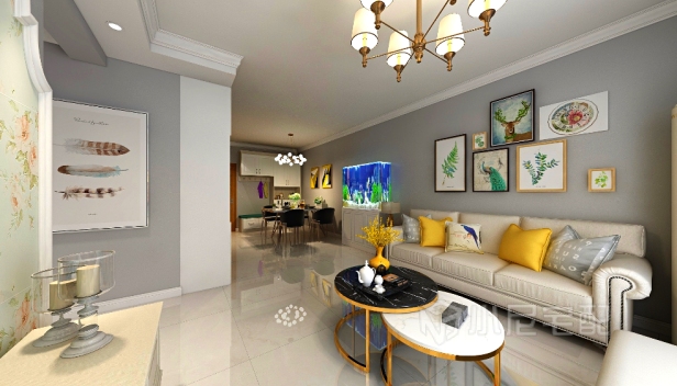 129㎡/三室两厅一卫/现代