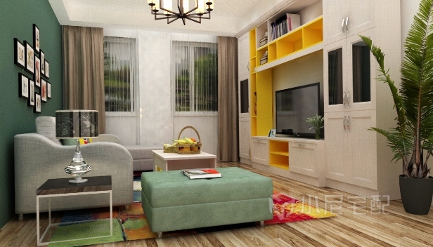 95㎡/两室一厅一卫/现代