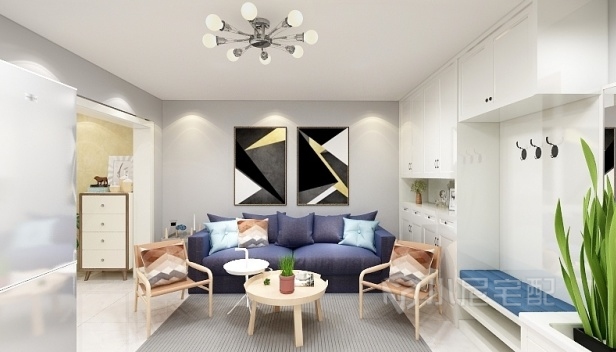 64㎡/两室一厅一卫/现代