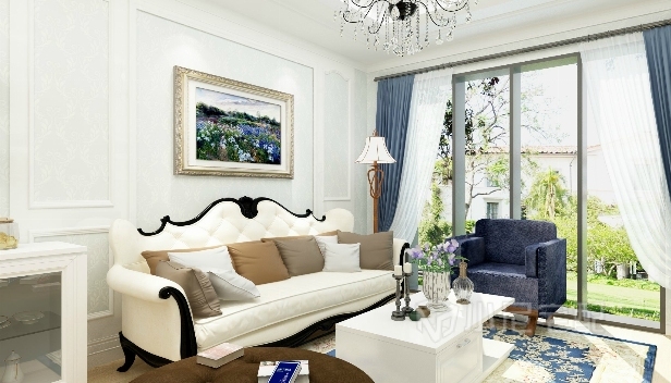 90㎡/两室一厅一卫/欧式