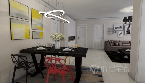 108㎡/两室一厅一卫/欧式