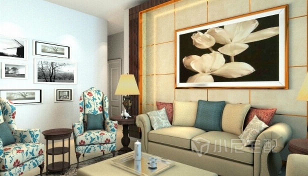 130㎡/两室一厅一卫/欧式