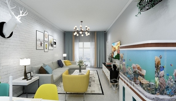 85㎡/两室一厅一卫/混搭