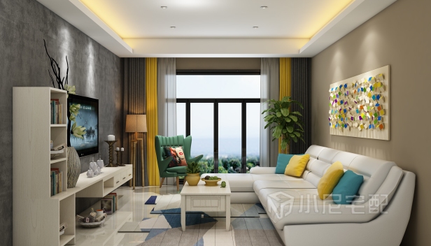 120㎡/三室一厅两卫/欧式