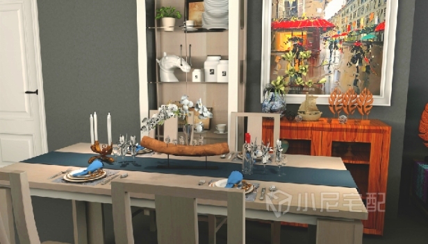 144.8㎡/三室两厅两卫/中式