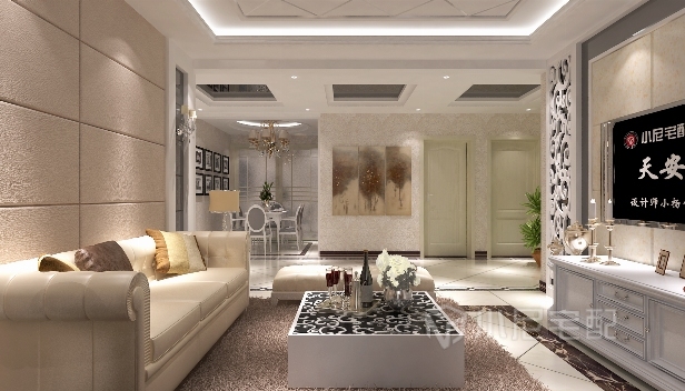 109㎡/三室两厅一卫/混搭