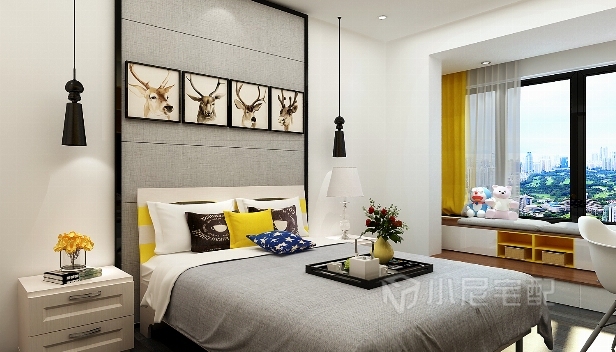 140㎡/三室两厅两卫/现代