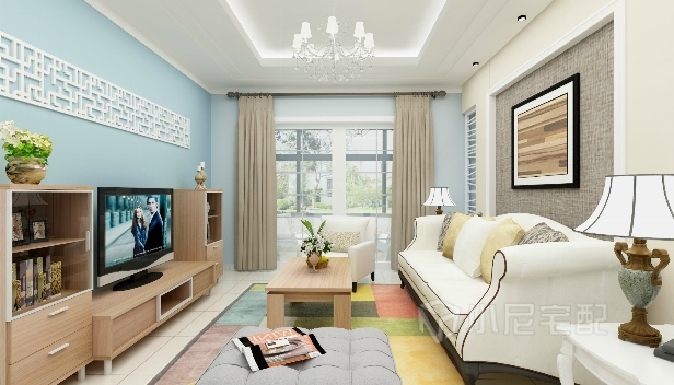 80㎡/两室一厅一卫/简约