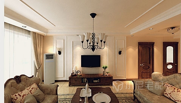 138㎡/三室两厅两卫/美式