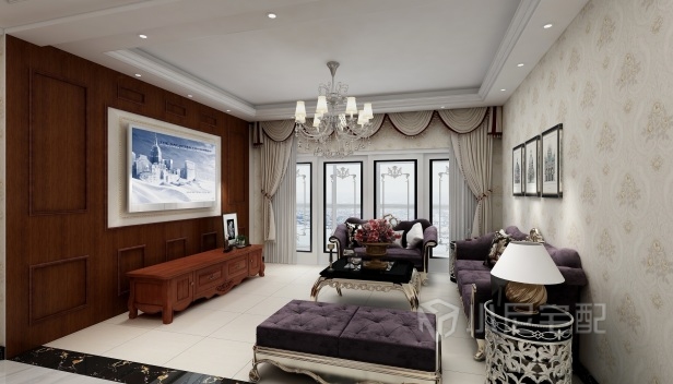 160㎡/四室两厅两卫/美式