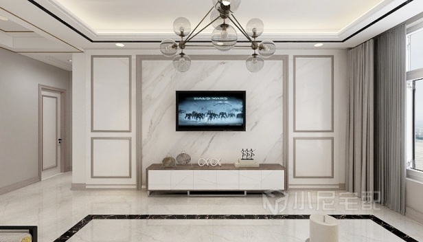 136㎡/三室两厅两卫/简约