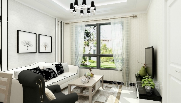 80㎡/两室一厅一卫/现代