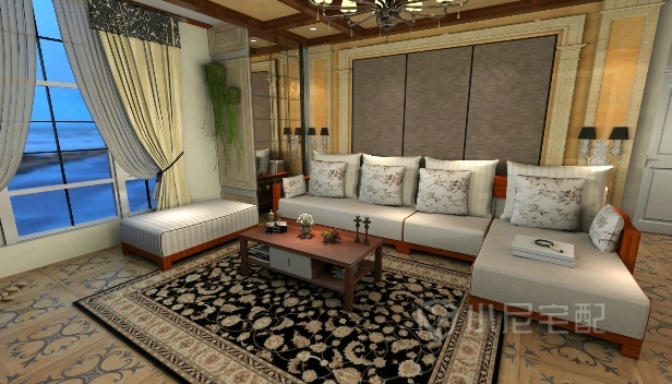 142.33㎡/四室一厅两卫/欧式