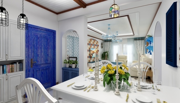 168㎡/三室一厅两卫/地中海